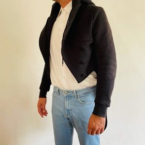 Jeremy Scott for Adidas orchestra director jacket/coat cotton. Small.